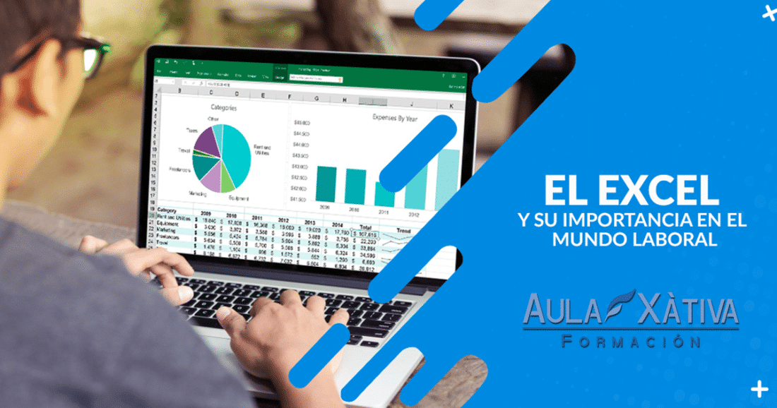 Curso práctico de Excel en Aula Xàtiva Formación. Curso de Excel para trabajadores y empresas