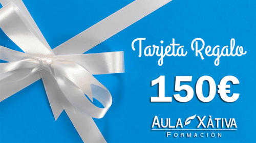 Tarjeta Regalo Aula Xàtiva Formación. Regala formación y conocimiento