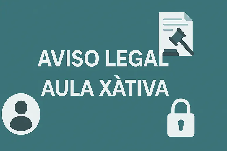 Aviso legal Aula Xàtiva