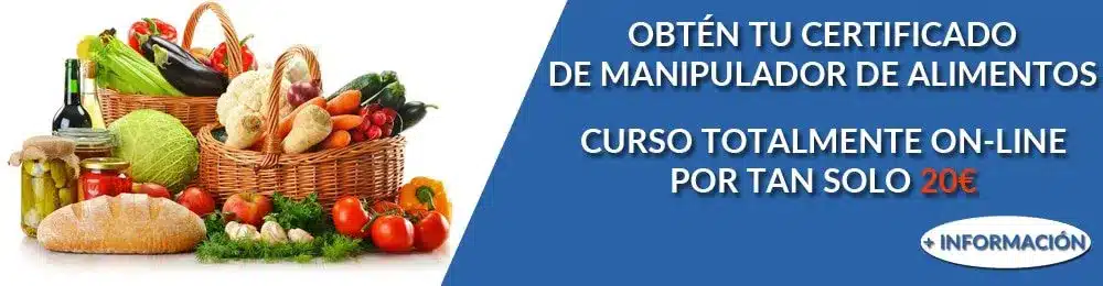 Certificado de manipulador de alimentos en Xàtiva. Aula Xàtiva Formación