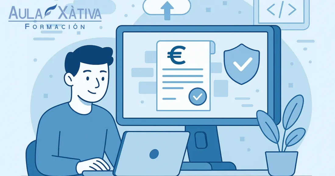 ¿Sabes qué es Verifactu? Te explicamos cómo afecta a la factura electrónica, qué cambios implica y cómo prepararte con nuestro curso en Aula Xàtiva.