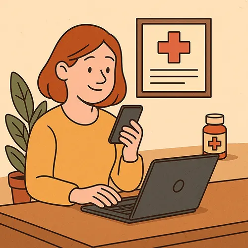 Gestiones online para adultos sobre salud y vida personal Gestiones online adultos: aprende 12 trámites básicos como pedir cita médica, vida laboral, renovar DNI o pagar tasas. Gana autonomía digital con Aula Xàtiva.